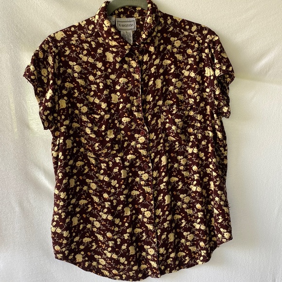 B.Bronson set of 2 button down tops size L - Picture 2 of 16